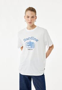 Футболка Koton Print T-shirt, White