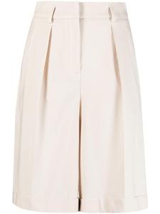 Lorena Antoniazzi шорты со складками, нейтральный цвет