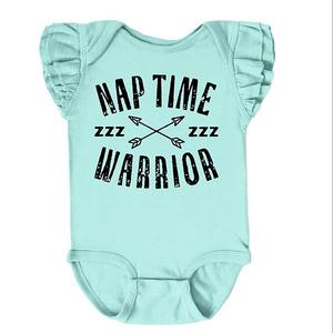Боди с рукавами-крылышками Nap time warrior The Juniper Shop, Seafoam