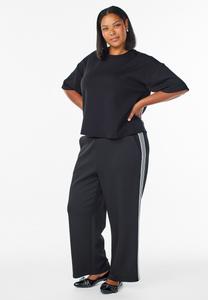 Брюки Zizzi MIT SEITENSTREIFEN, Black