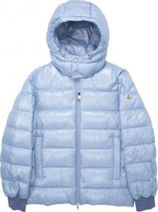 Пуховик Moncler Cuvellier Shiny Puffer Jacket 'Blue', синий