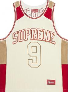 Футболка Supreme Terry Basketball Jersey 'Stone', разноцветный