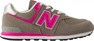 Кроссовки New Balance 574 Kids 'Grey Pink', розовый