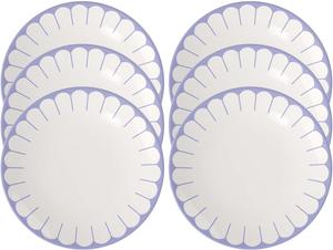 Набор тарелок Villeroy & Boch Fleur Couleur, 6 предметов, 26,6 см, синий