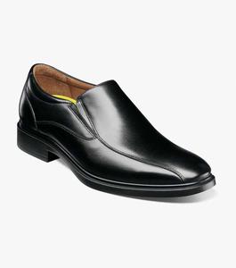 Мужские водонепроницаемые кроссовки Forecast Bike Toe Slip-On черного цвета Florsheim