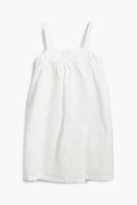 Детское хлопковое платье Desigual, белый