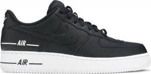 Кроссовки Nike Air Force 1 '07 LV8 'Double Air Pack - Black', черный