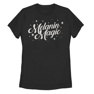 Футболка с текстом Melanin Magic для юниоров