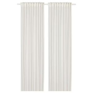 Гардины Ikea Hällebräcka, 2 шт, 145x300, белый