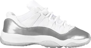 Кроссовки Wmns Air Jordan 11 Retro Low Metallic 2001, белый