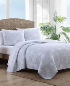 Двусторонний комплект постельного белья Makena из 3 предметов, размер Full/Queen Tommy Bahama Home, голубой