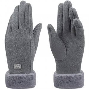 Перчатки из полиэстера Unisex WARRIOR, серый