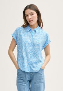 Блуза TOM TAILOR DENIM Button-down blouse, Small Flower Print/Light Blue