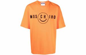 Футболка мужская оранжевая MOSCHINO