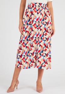 Юбка Damart BOUTONNÉE, Multicolor Graphic/Multi-Coloured