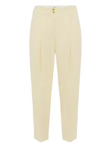 Брюки со складками Elisabetta Franchi, нейтральный
