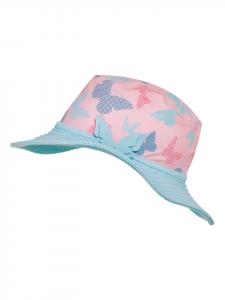 Playshoes Солнцезащитная шляпа розово-бирюзового цвета