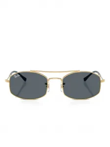 Солнцезащитные очки овальной формы Ray-Ban, золотистый
