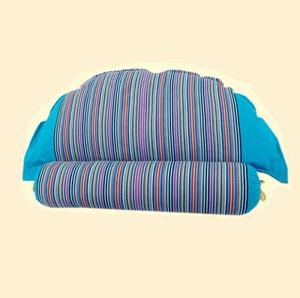 liuc1994 Подушка из гречневой лузги эргономичная для шейного отдела Combination Blue