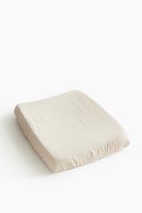 Муслиновый чехол для пеленального столика H&M Muslin, светло-бежевый