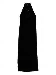 Платье с вырезом халтер Raquel Diniz, черный