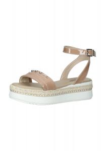 Кожаные сандалии NeroGiardini, цвет Nude Lack