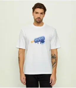 Футболка Noglasy regular fit Hugo Blue, белый