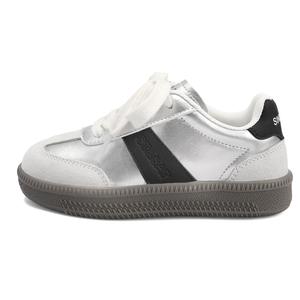 Противоскользящие и износостойкие, легкие, амортизирующие, низкие детские кроссовки для скейтбординга ST&SAT KIDS, зеленый