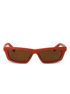 Солнцезащитные очки в прямоугольной оправе Jacquemus, оранжевый