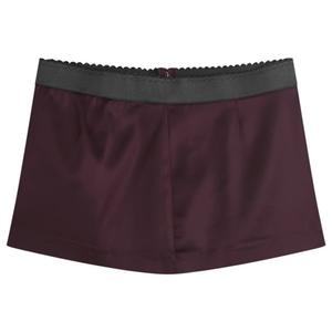 Мини-юбка из эластичного атласа Skims, Currant