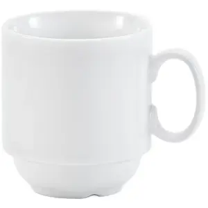 Кружки van Well «Trend» (набор, 6 шт., 6 кофейных кружек), можно мыть в посудомоечной машине, можно использовать в микроволновой печи, штабелируемый, 0,25 л, 6 шт, белый