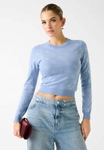 Джемпер Guess RHINESTONES, Hellblau/Light Blue