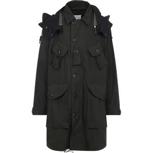 Куртка с капюшоном Maison Margiela, зеленый