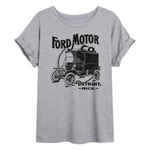 Футболка Ford 1911 года выпуска, размер 1911, размер 1911 Licensed Character, серый