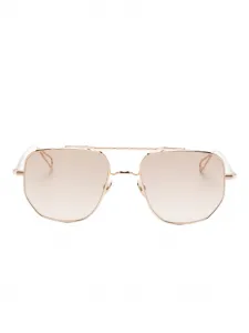 Солнцезащитные очки в геометричной оправе Ahlem, золотистый