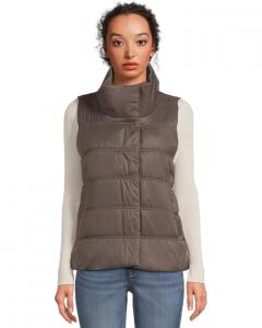 Женский жилет Eileen Fisher Eggshell High Collar, Rye