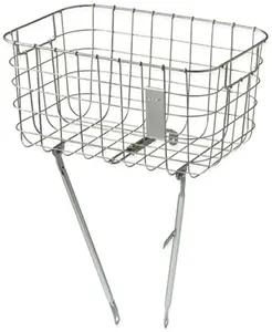 Велосипедная корзина Basil "Корзина на переднее колесо Basil "Robin"", серебристый