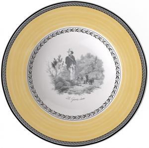 Тарелка глубокая Villeroy & Boch Audun, 24,2 см, желтый/черный