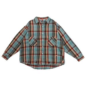 Рубашка SAINT Mxxxxxx Flannel Shirt Check 'Blue', синий