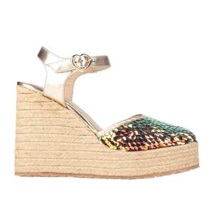 Эспадрильи Love Moschino, бежевый/мультиолор