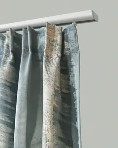 Карниз GARESA "400", 1 направляющая, желаемая длина, алюминиевая направляющая, простая, потолочный монтаж, выдвижная 200 см, цвет aluminiumfarben/natur