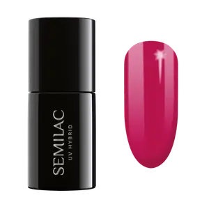 Semilac UV Hybrid гибридный лак для ногтей, 103 Elegant Raspberry