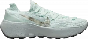 Кроссовки Nike Wmns Space Hippie 04 'Barely Green', зеленый