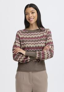 Джемпер b.young MMORLA ZIGZAG, Roan Rouge Mix/Dark Red