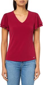 Женская блузка Calvin Klein с рукавами-фонариками и воротником на пуговицах, Persimmon