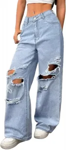 Женские джинсы Casual Ripped Straight Leg с карманами