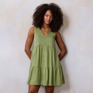 Женское мини-платье с ярусами в стиле свинг Lc Lauren Conrad, цвет giada green