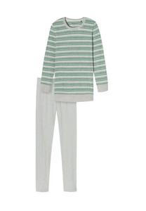 Женские пижамы с круглым вырезом Casual Essentials SCHIESSER, цвет 704 Gr_n-mel.