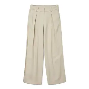 Брюки с высокой талией Vero Moda Pure, бежевый