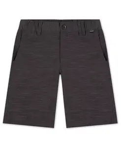 Тканые шорты Phantom Slub для больших мальчиков Hurley, черный